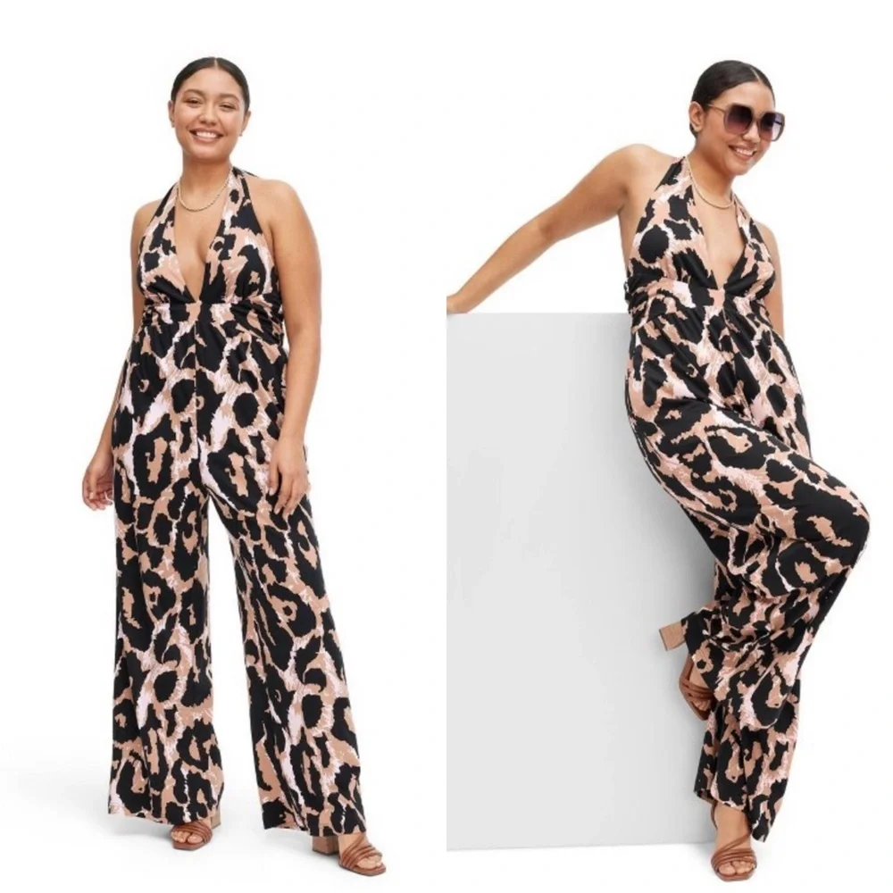 Diane Von Furstenberg Halter Jumpsuit - Picture 2 of 5